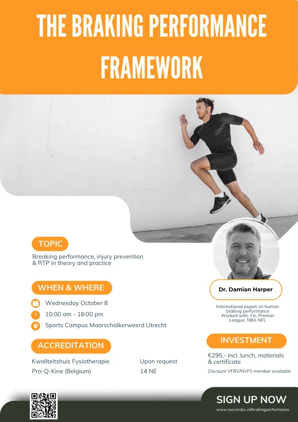 Flyer Workshop Braking Performance Framework SoccerDoc